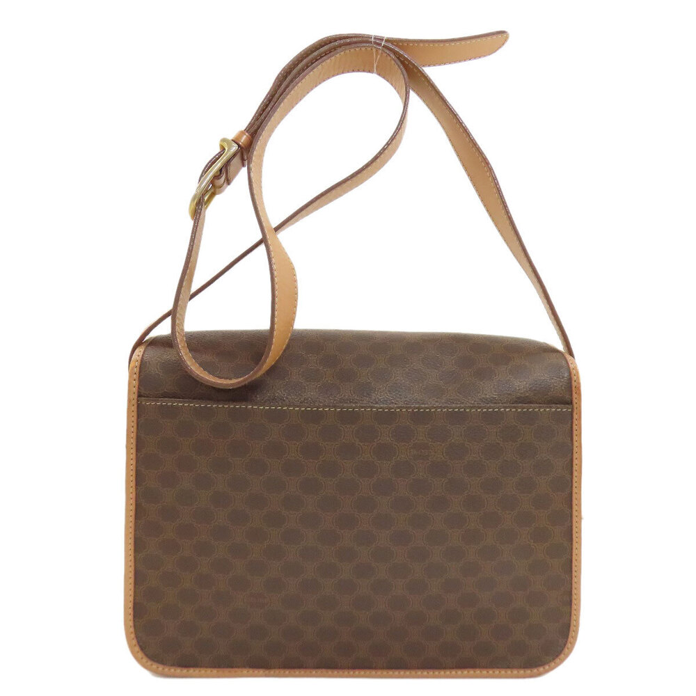 Celine Tan shoulder Leather Brown bag Macadam